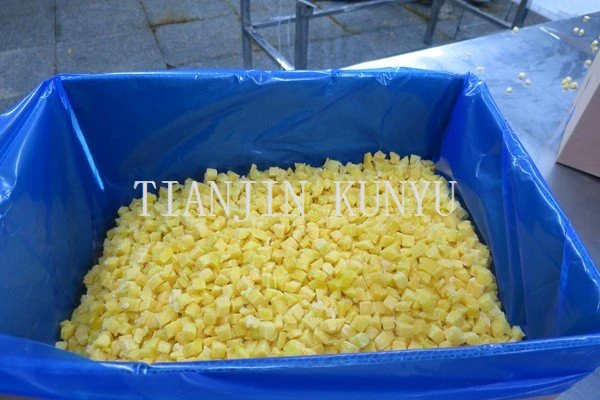 Frozen yellow peach dices (2)